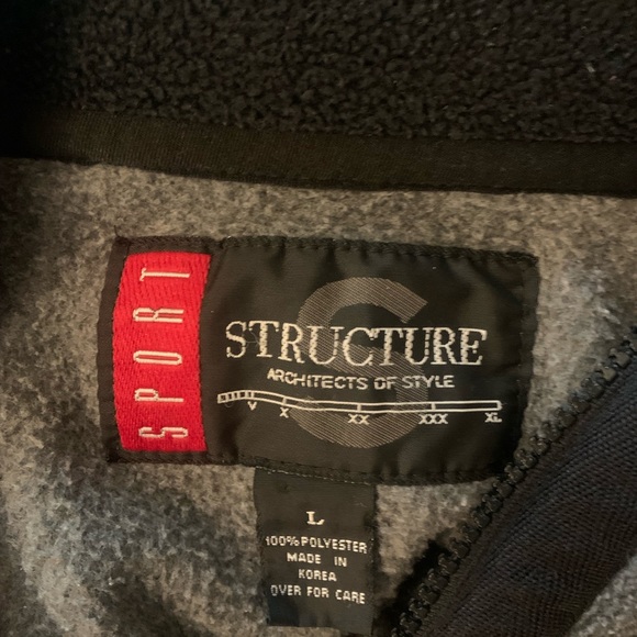 Men’s Fleece Quarter Zip. Large - Picture 4 of 4